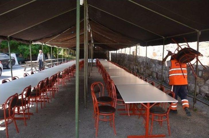 Bozüyük Belediyesi’nin Geleneksel İftar Çadırı Ramazana Hazırlandı G5