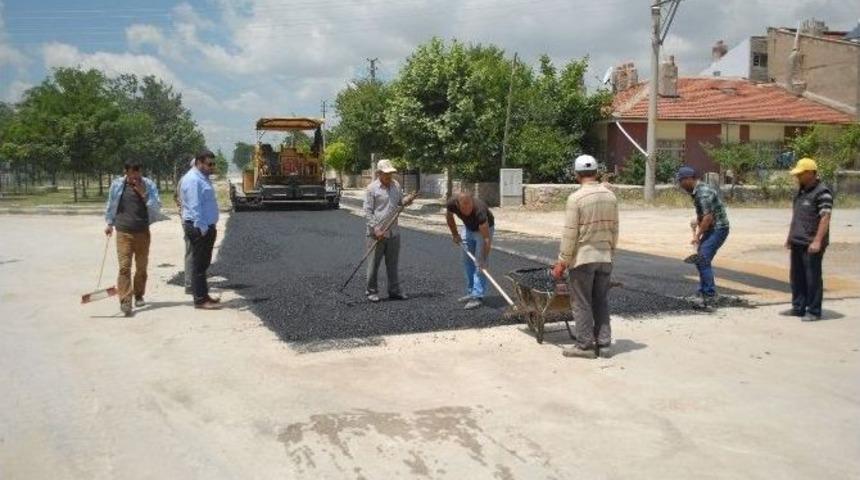 Bolvadin&rsquo;de Asfalt &Ccedil;alışması