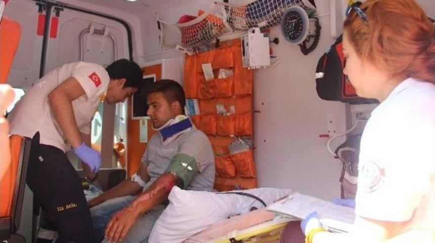 &Ccedil;an&rsquo;da Trafik Kazası 1 Yaralı