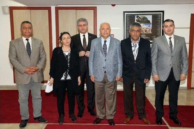 Başkan Yaşar &Ccedil;orumluları Ağırladı 1