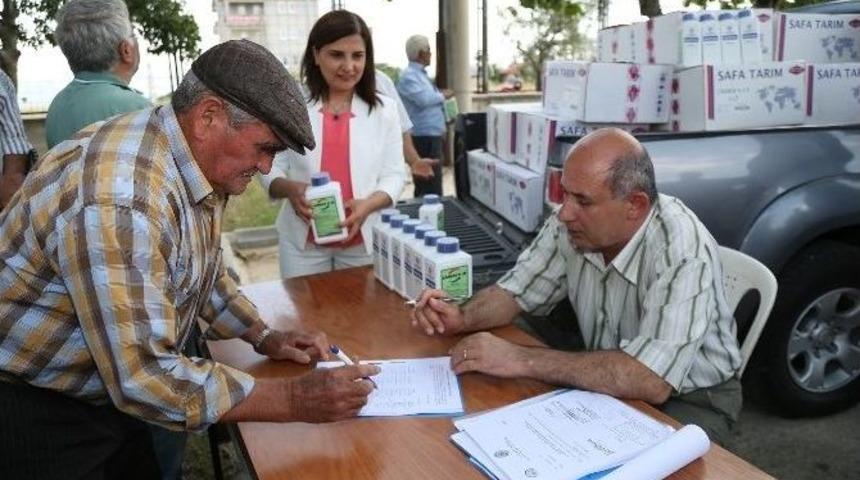 B&uuml;y&uuml;kşehir&rsquo;den &Ccedil;ift&ccedil;ilere Zirai İla&ccedil; Desteği