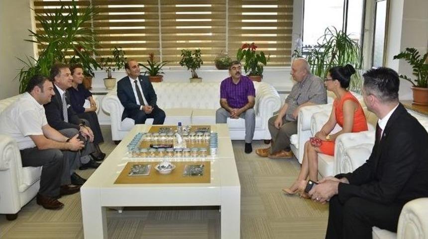 Başkan Edebali Busat Heyetini Ağırladı
