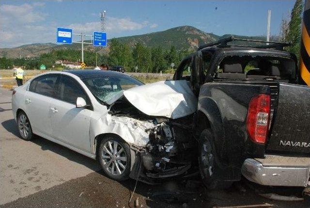 Tokat’ta Kaza: 2 Yaralı