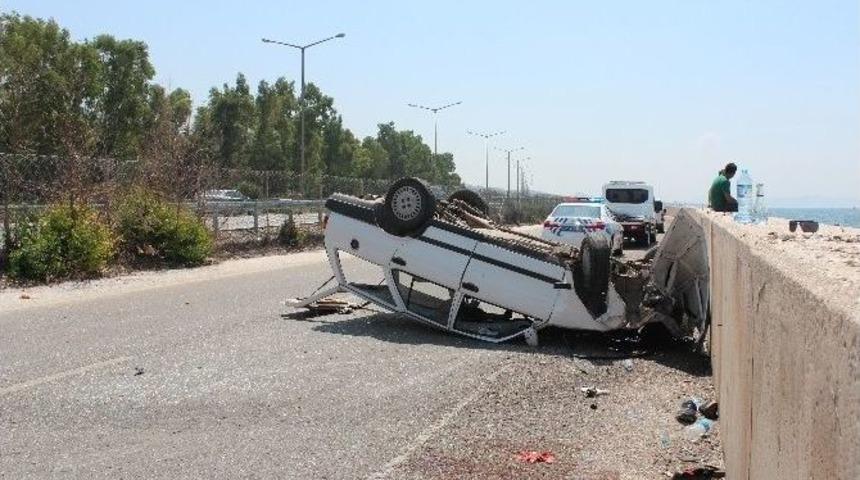 İzmir&rsquo;de Trafik Kazası: 1 Yaralı