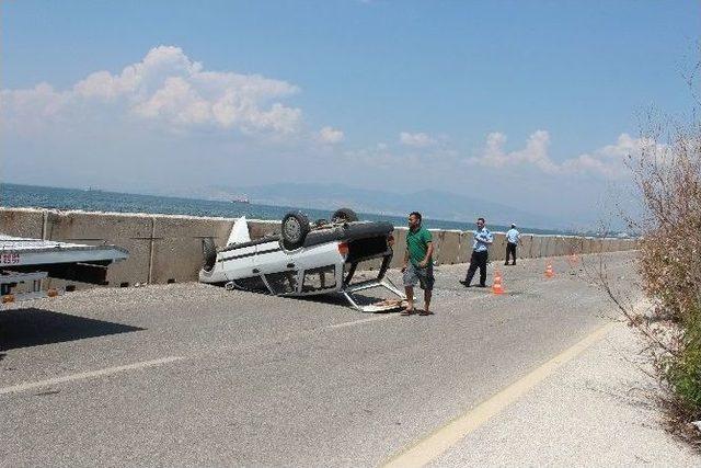 İzmir’de Trafik Kazası: 1 Yaralı