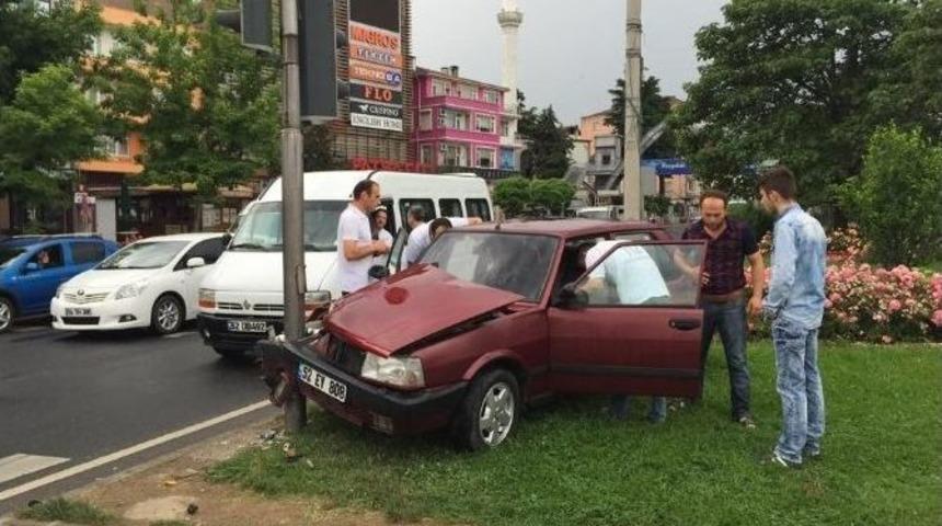 Fatsa&rsquo;da Trafik Kazası: 1 Yaralı