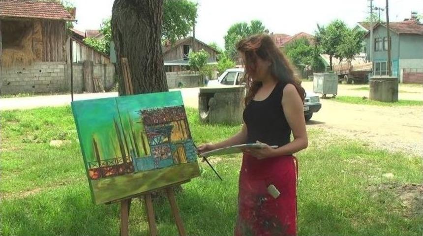 Üniversite Öğrencileri Soğukpınar’ı Resmetti