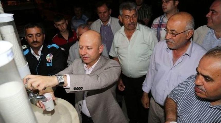 Kocasinan İkram &Ccedil;eşmesi&rsquo;nden Ramazan Şerbeti Akıyor