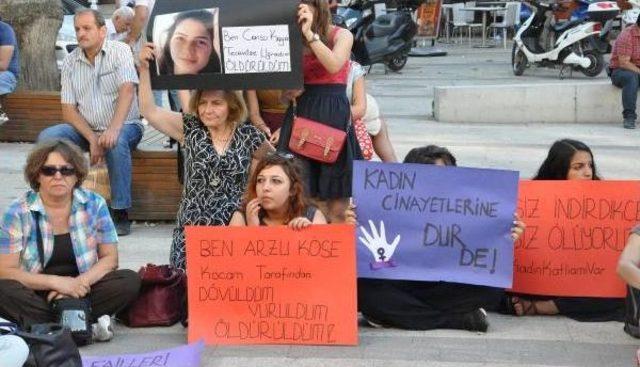 Denizli'de Kadın Cinayetlerine Sessiz Protesto