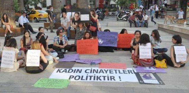 Denizli'de Kadın Cinayetlerine Sessiz Protesto