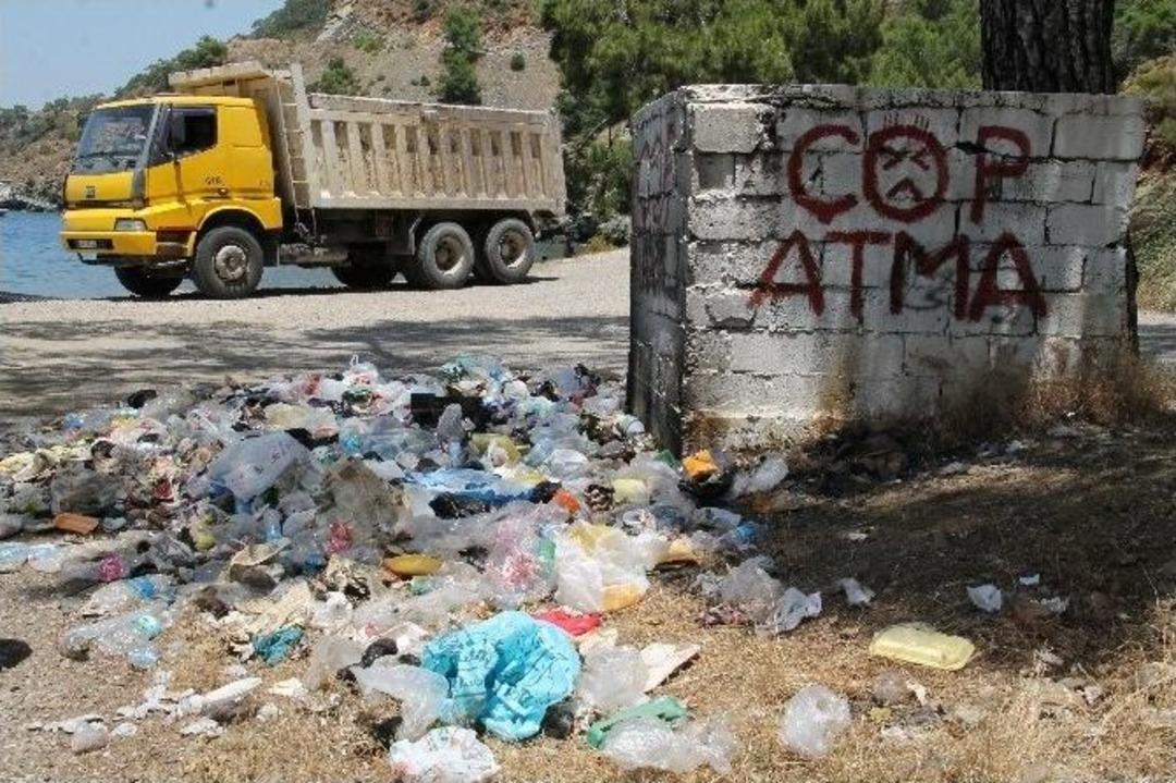 Orman İş&ccedil;ileri 2 Kamyonet &Ccedil;&ouml;p Topladı