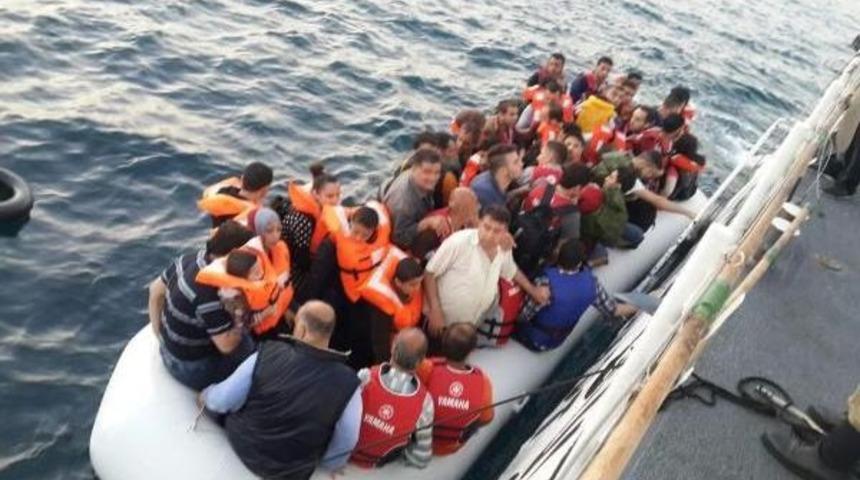 Ege'de 5 G&uuml;nde 1083 Ka&ccedil;ak G&ouml;&ccedil;men Yakalandı