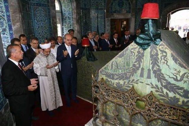 Cumhurbaşkanı Erdoğan Eyüp Sultan Türbesi'ni Açtı