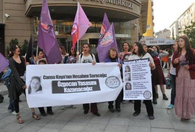 Eskişehir'de Kadın Cinayetlerine Tepki