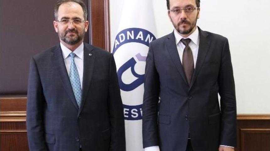 Y&ouml;k Y&uuml;r&uuml;tme Kurulu &Uuml;yesi Hatiboğlu&rsquo;ndan Ad&uuml;&rsquo;ye Ziyaret