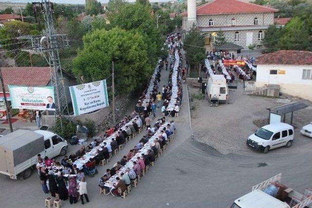 Çankırı’da Mahalle İftarı Coşkusu