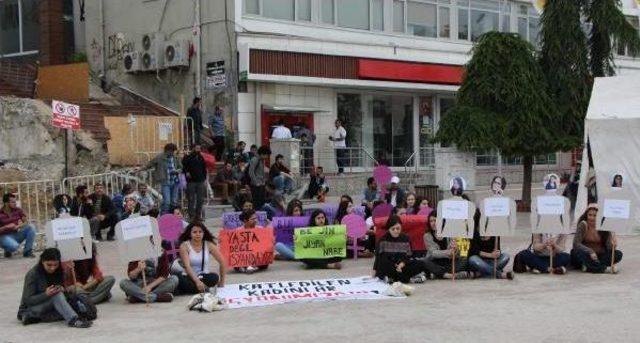 Cansu Kaya'nın Öldürülmesi Protesto Edildi