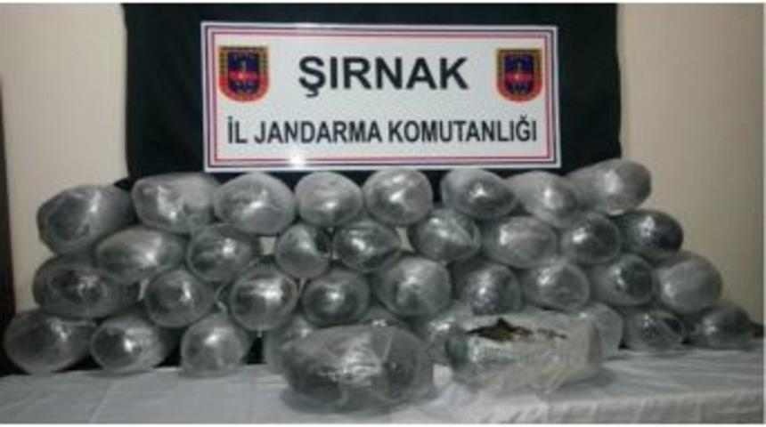 Şırnak&rsquo;ta 190 Kilogram Uyuşturucu Ele Ge&ccedil;irildi