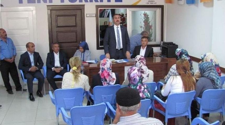 Ak Parti Genel Başkan Yardımcısı G&uuml;l, Araban&rsquo;ı Ziyaret Etti