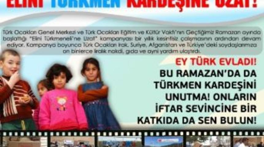 T&uuml;rk Ocakları&rsquo;ndan T&uuml;rkmenler İ&ccedil;in Yardım &Ccedil;ağrısı