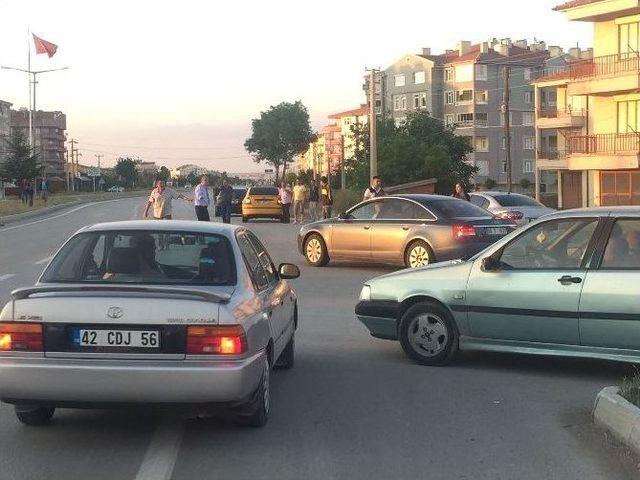 Kulu’da Trafik Kazası: 1 Yaralı