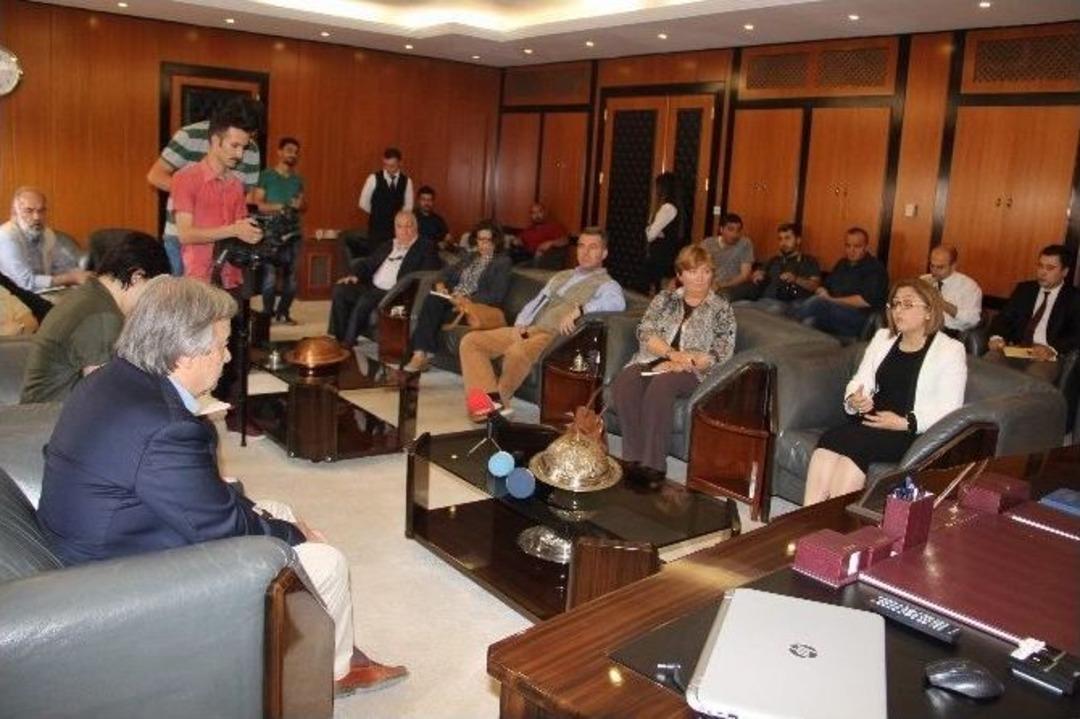 Bm M&uuml;lteciler Y&uuml;ksek Komiseri Guterres Gaziantep&rsquo;te