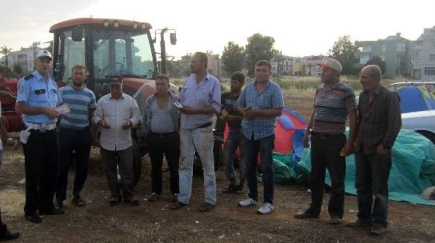 Didim&rsquo;de Trakt&ouml;r S&uuml;r&uuml;c&uuml;leri Bilgilendirildi