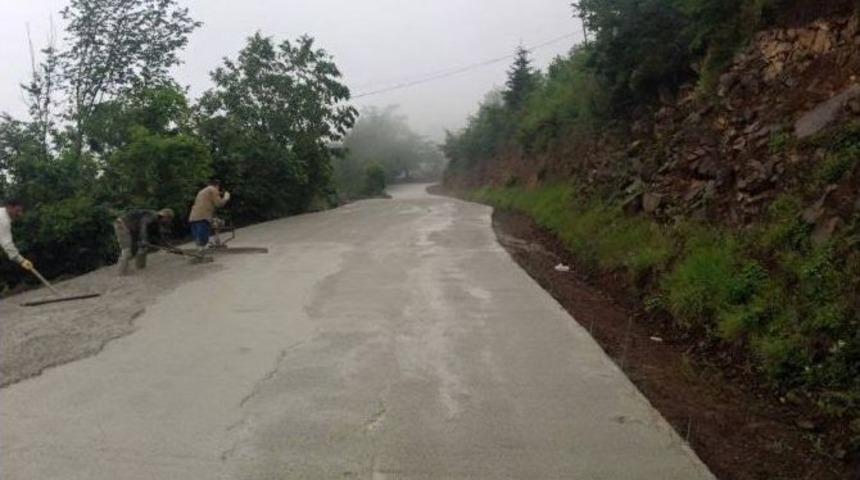 Ma&ccedil;ka Belediyesi&rsquo;nin Betonlama &Ccedil;alışmaları