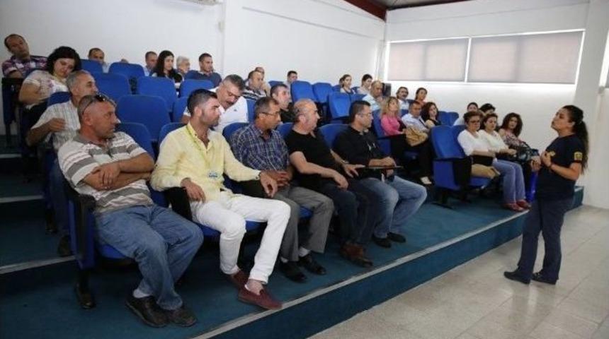 Buca&rsquo;da Belediye Personeline Yangın Ve Deprem Eğitimi