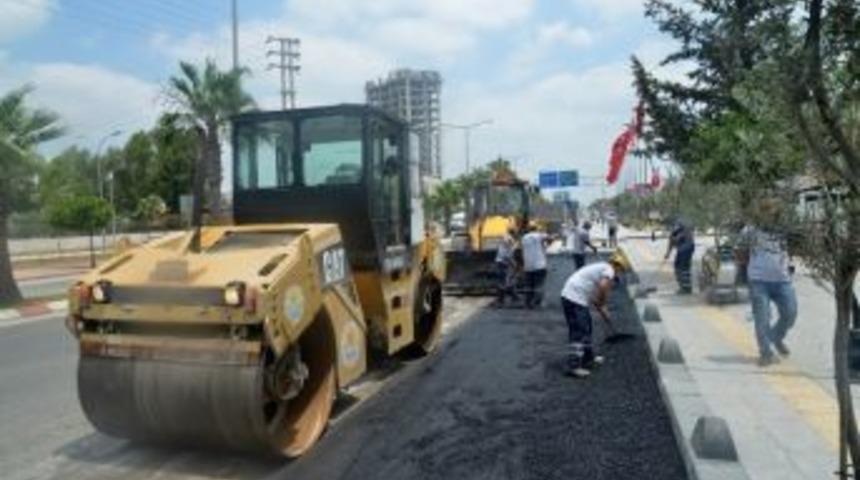 B&uuml;y&uuml;kşehir&rsquo;den G&uuml;nde Bin 200 Ton Asfalt Hizmeti