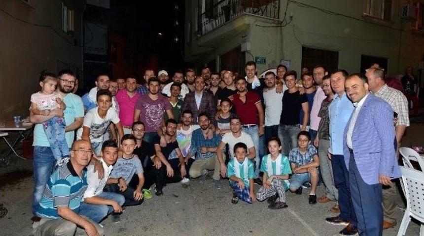 Edebali, Beyazıt Mahalle Sakinleri İle Buluştu