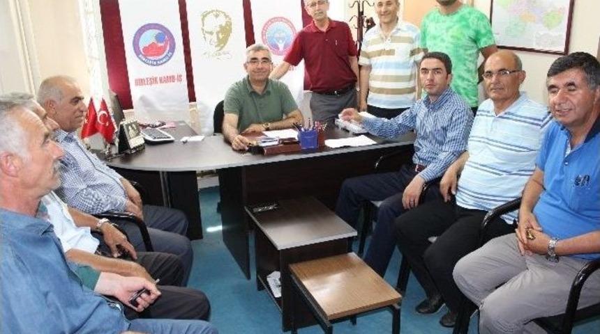 Chp İl Başakanı Enver Kiraz Eğitim İş Sendikası&rsquo;nı Ziyaret Etti