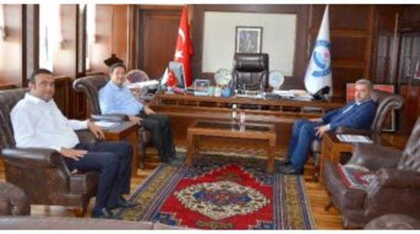 Başkan Yazgı&rsquo;dan Rekt&ouml;r Şahin&rsquo;e Ziyaret
