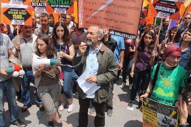 Halkevleri&rsquo;nden Tbmm &Ouml;n&uuml;nde Eylem 1