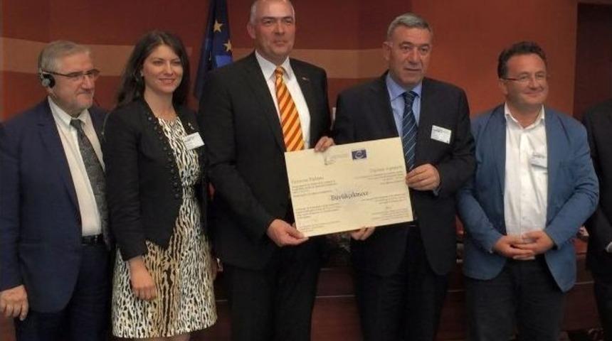 Avrupa Konseyi&rsquo;nden B&uuml;y&uuml;k&ccedil;ekmece Belediyesi&rsquo;ne B&uuml;y&uuml;k Onur