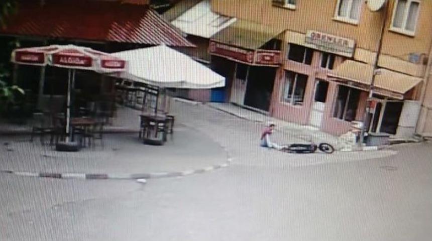 Motosikletten U&ccedil;an S&uuml;r&uuml;c&uuml;n&uuml;n Burnu Bile Kanamadı