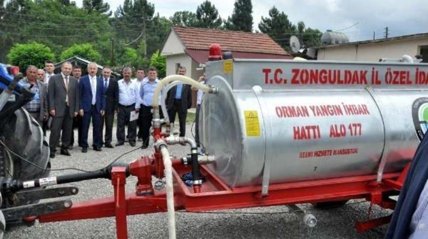 Yangınlara Karşı 30 K&ouml;ye Su Tankı