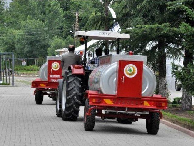 Yangınlara Karşı 30 Köye Su Tankı