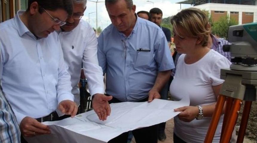 Kozcağız&rsquo;da Ana Cadde Projesinin Temeli, Tun&ccedil;&rsquo;un Katılımıyla Atıldı