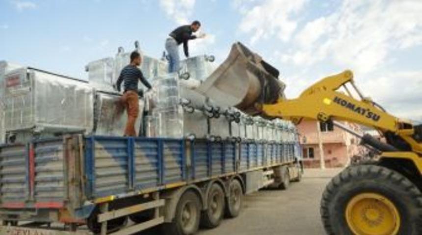 Silifke&rsquo;ye 710 &Ccedil;&ouml;p Konteyneri