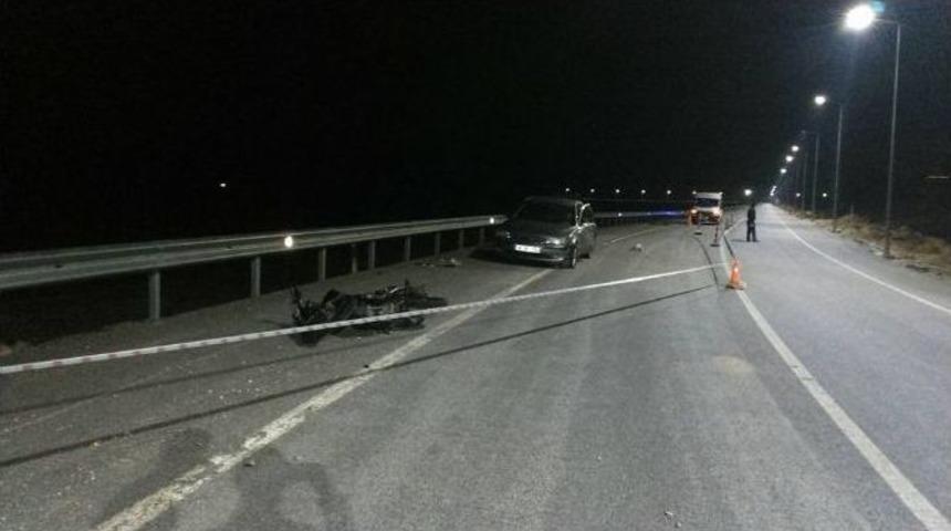 Kırka&rsquo;da Motosiklet Kazası, 1 Ağır Yaralı