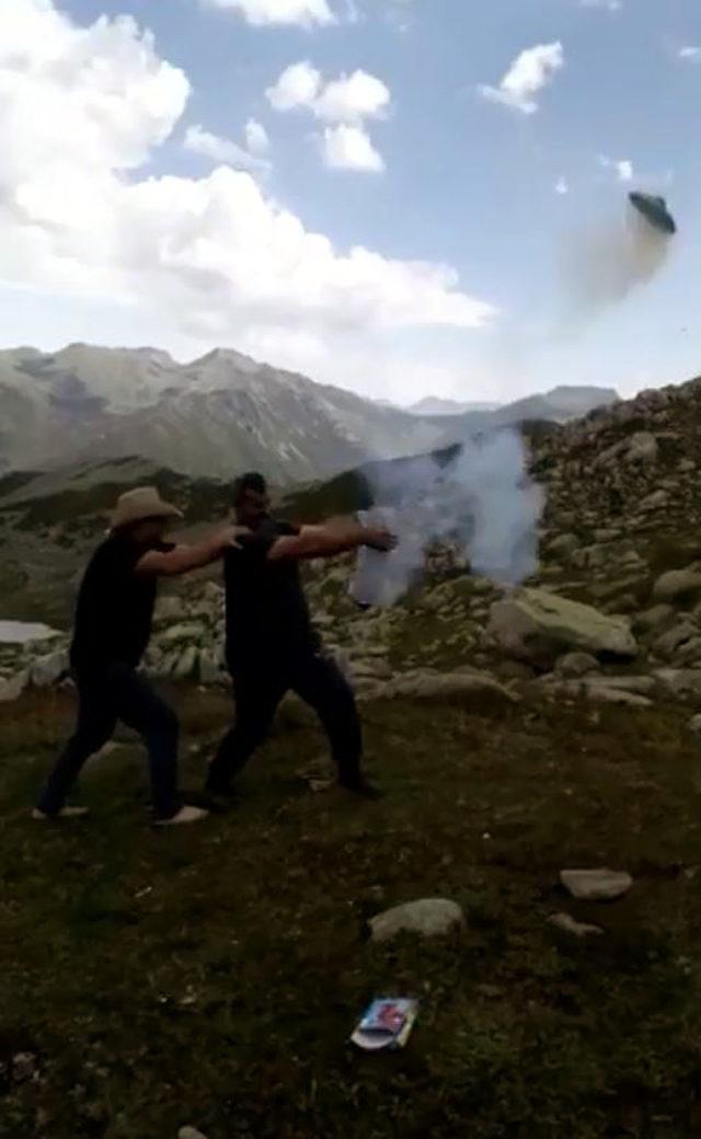 Laz 53 tencere roket atar paylaşımı sosyal medyada ilgi gördü 2