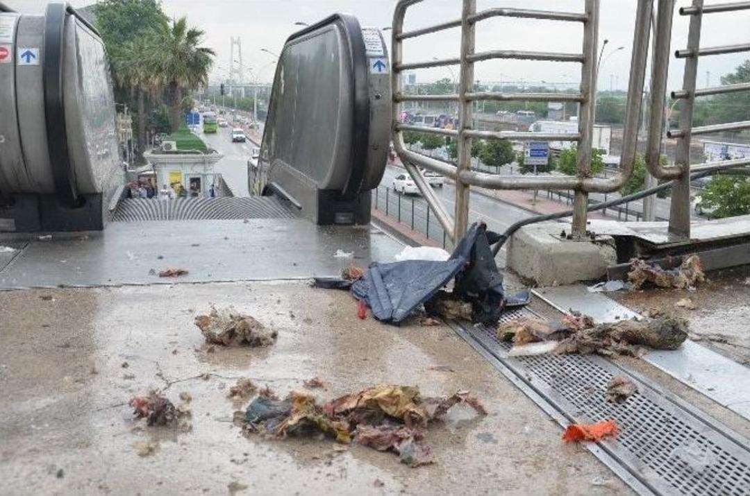 &Uuml;st Ge&ccedil;ide Bırakılan Ş&uuml;pheli &Ccedil;anta Panik Yaşattı