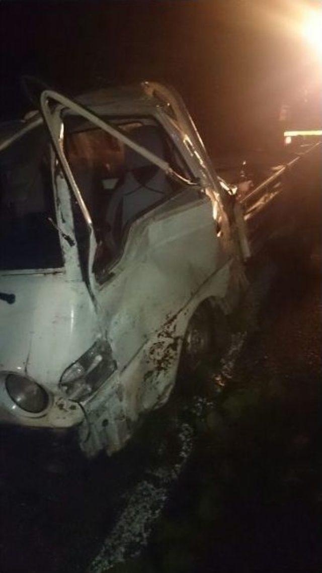 Freni Boşalan Ara&ccedil; Şarampole Yuvarlandı 2