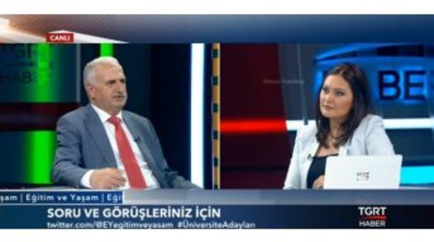 Rekt&ouml;r Ko&ccedil;ak, Tgrt Haber&rsquo;de &ldquo;eğitim Ve Yaşam&rdquo; Programına Konuk Oldu