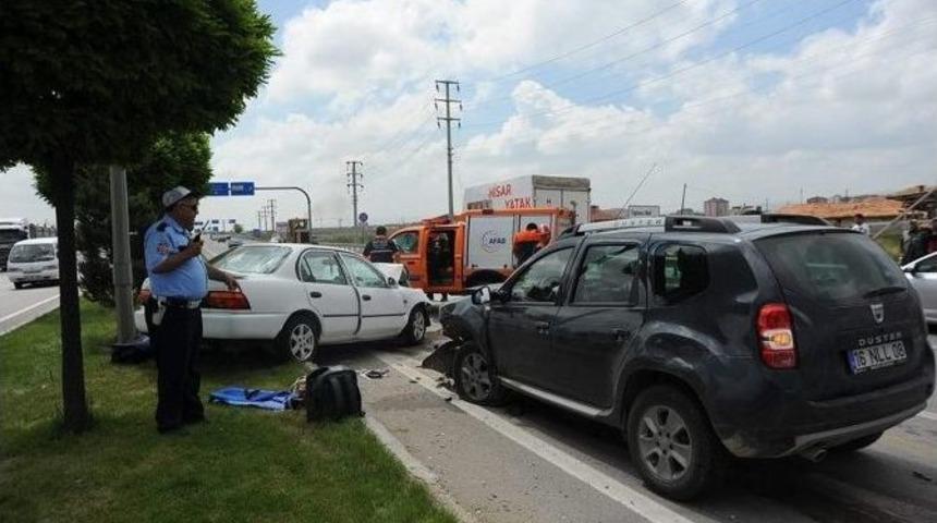 Afyonkarahisar&rsquo;da Trafik Kazası: 4 Yaralı