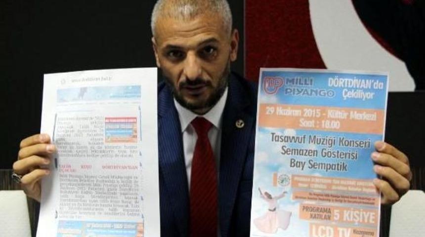 Bolu'da Semazenli Milli Piyango &Ccedil;ekilişine Tepki