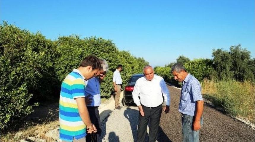 Erdemli&rsquo;de Asfalt &Ccedil;alışmaları S&uuml;r&uuml;yor