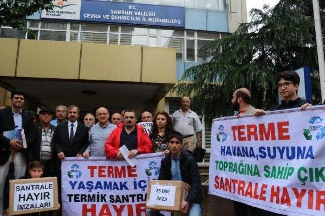 Terme'de Termik Santrale Karşı 25 Bin Dilekçe