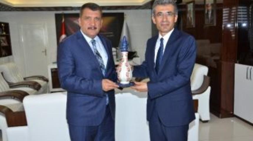 Başsavcı Alper, Başkan G&uuml;rkan&rsquo;a Veda Ziyaretinde Bulundu